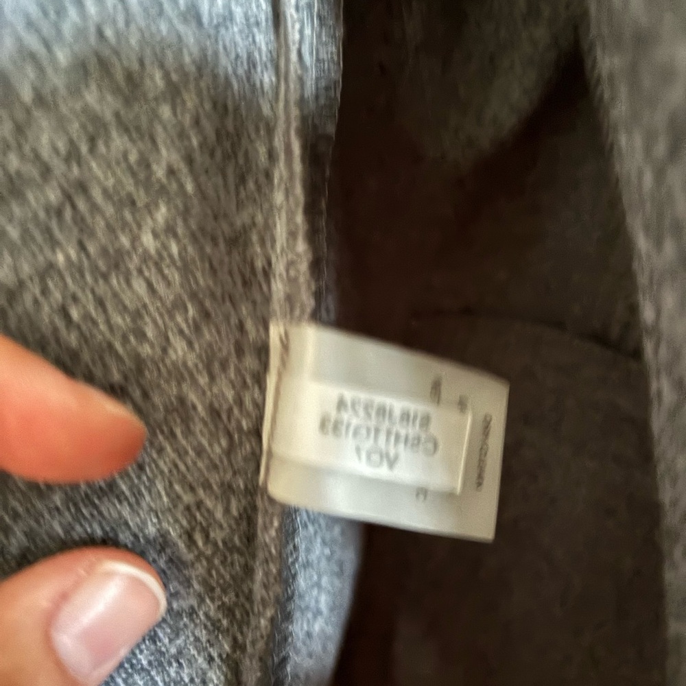 Calvin Klein Gray Herringbone Single Button Blazer - image 6